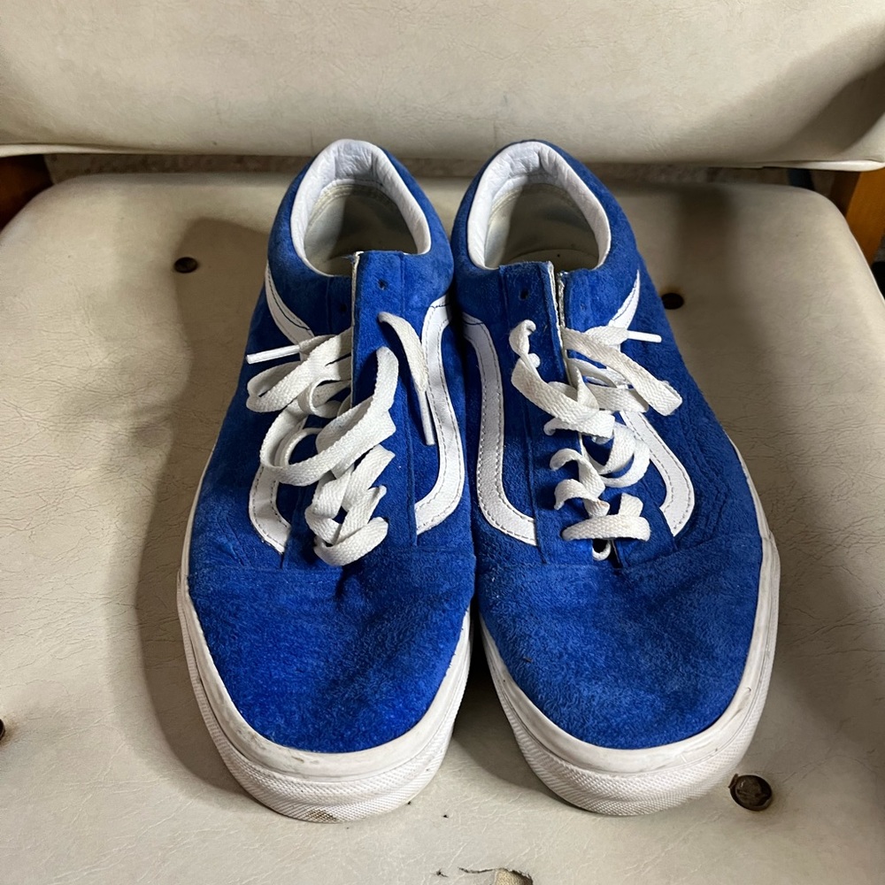 Blue suede vans